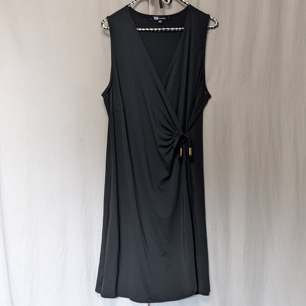 Black BB Collection Wrap Dress